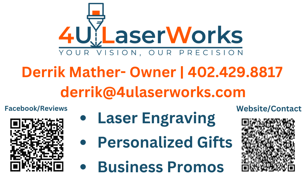 4U LaserWorks – Custom Laser Engraving & Personalized Gifts in Omaha, NE