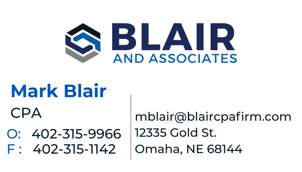 Blair and Associates | CPA Firm in Omaha | Tax & Accounting Services
