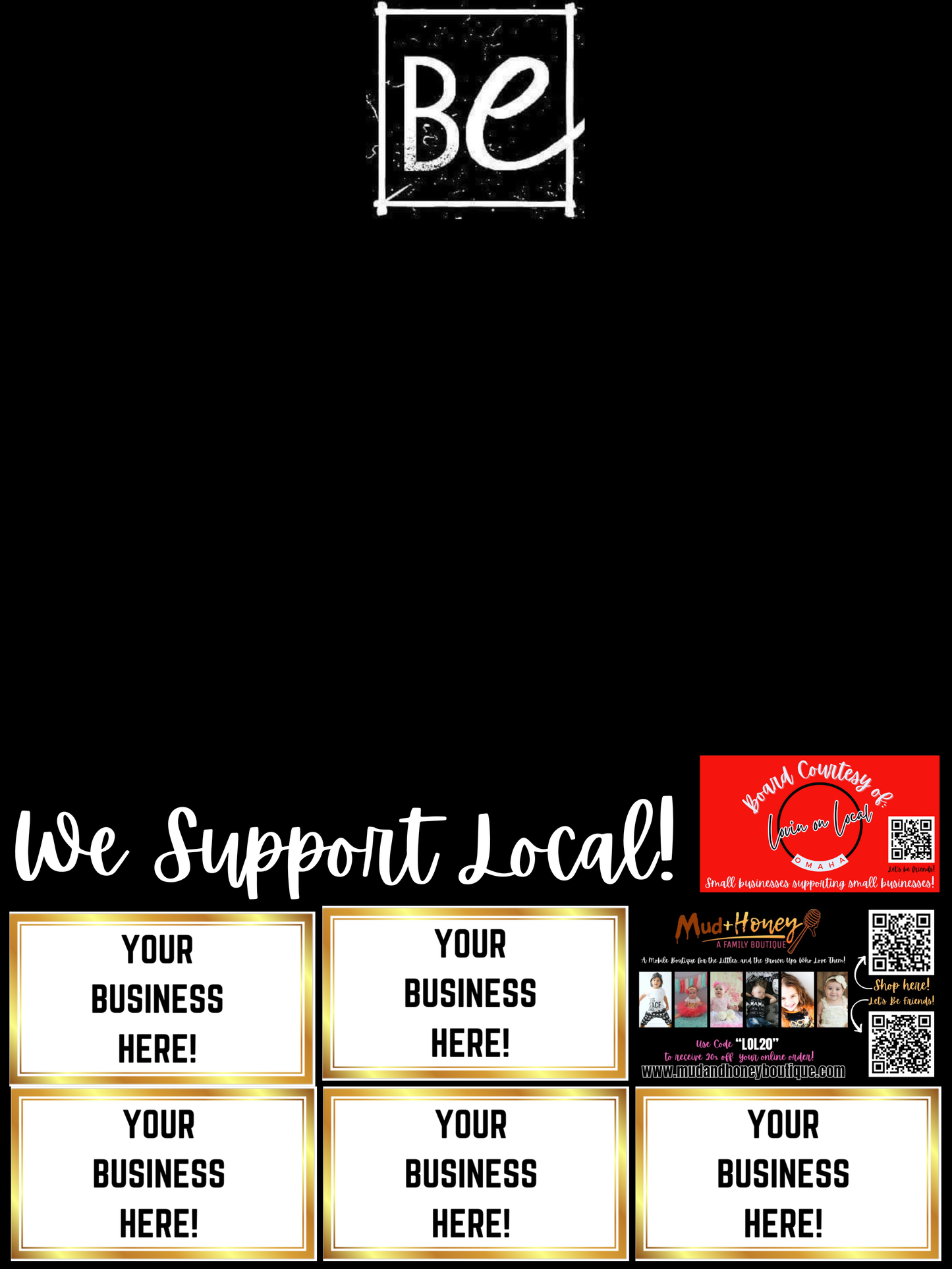 Support Local Board Ad Space- Burrito Envy 