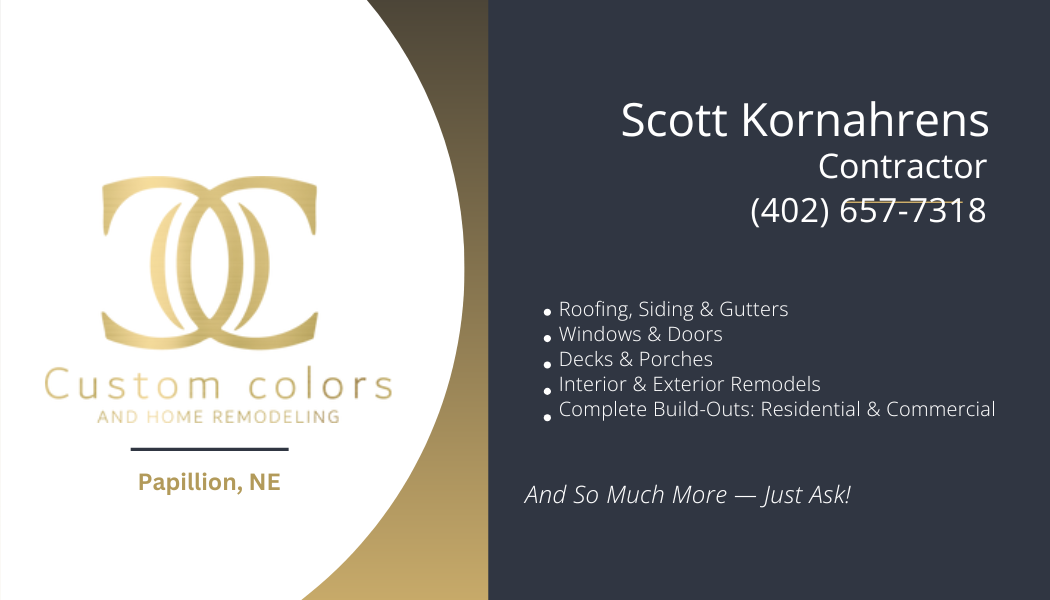 Custom Colors and Home Remodeling – Papillion Contractor | Roofing, Siding, Windows & Full Remodels
