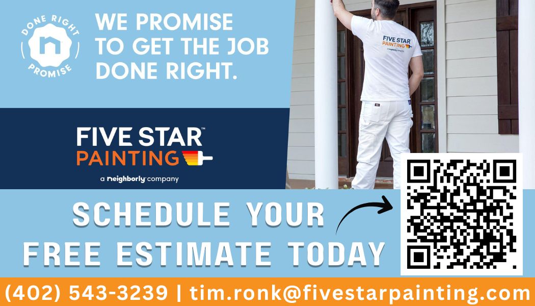 Five Star Painting of Sarpy County – Residential & Commercial Painting in Omaha