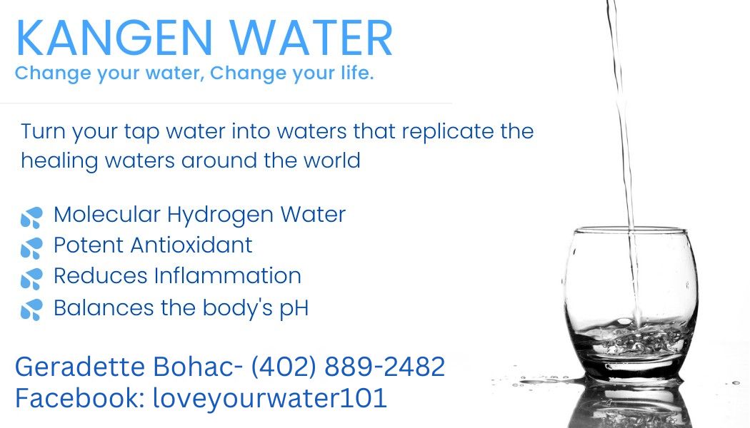 Kangen Water Omaha – Hydrogen‑Rich, Alkaline Water by Geradette Bohac
