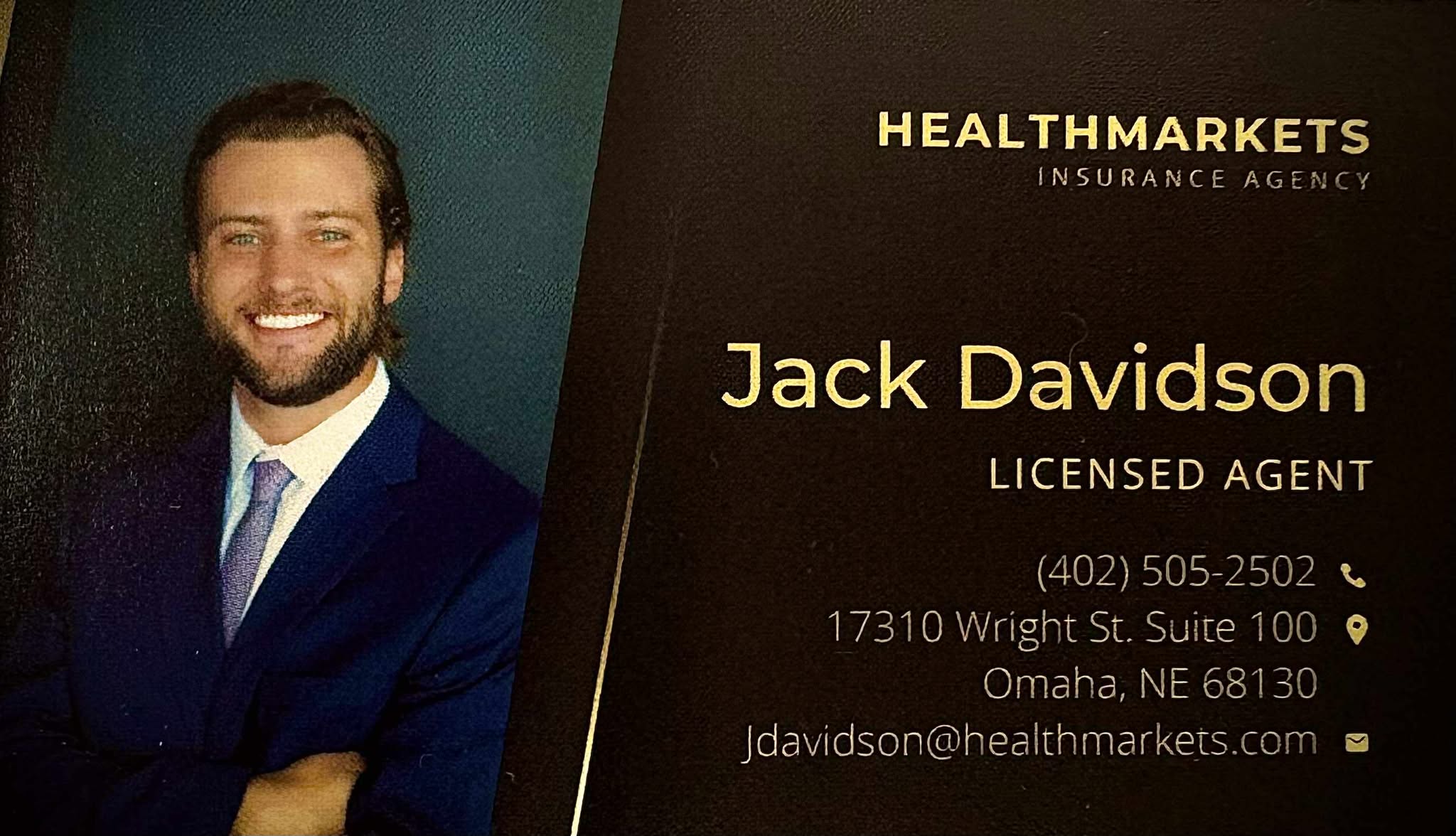 Jack Davidson – Licensed Insurance Agent | HealthMarkets Omaha, NE ...