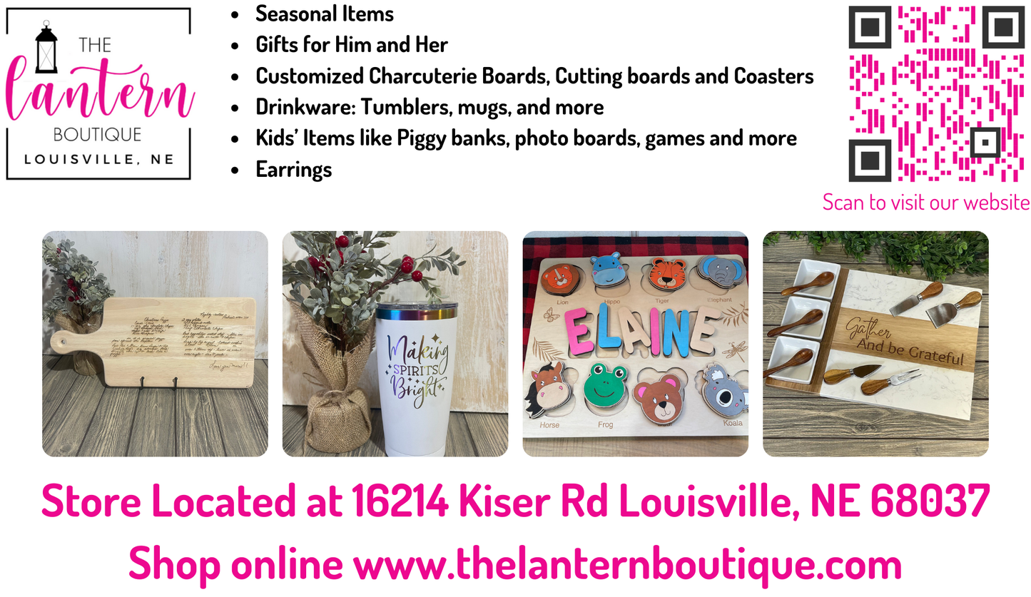 The Lantern Boutique – Handcrafted Gifts, Seasonal Finds & Local Makers in Louisville, Nebraska