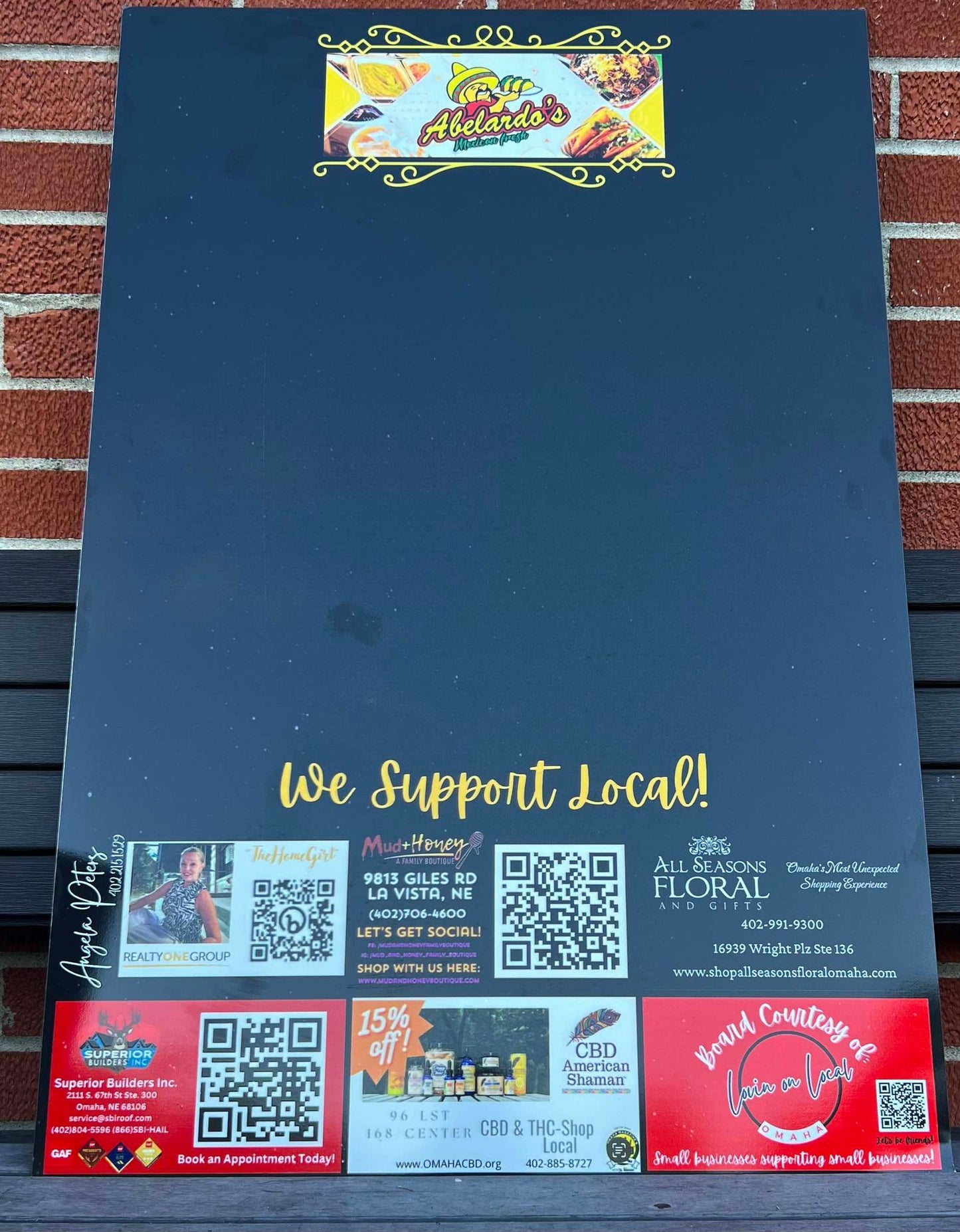 Abelardo's Support Local Board