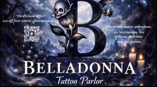 Belladonna Tattoo Studio | Custom Tattoos & Piercings in Bellevue, NE