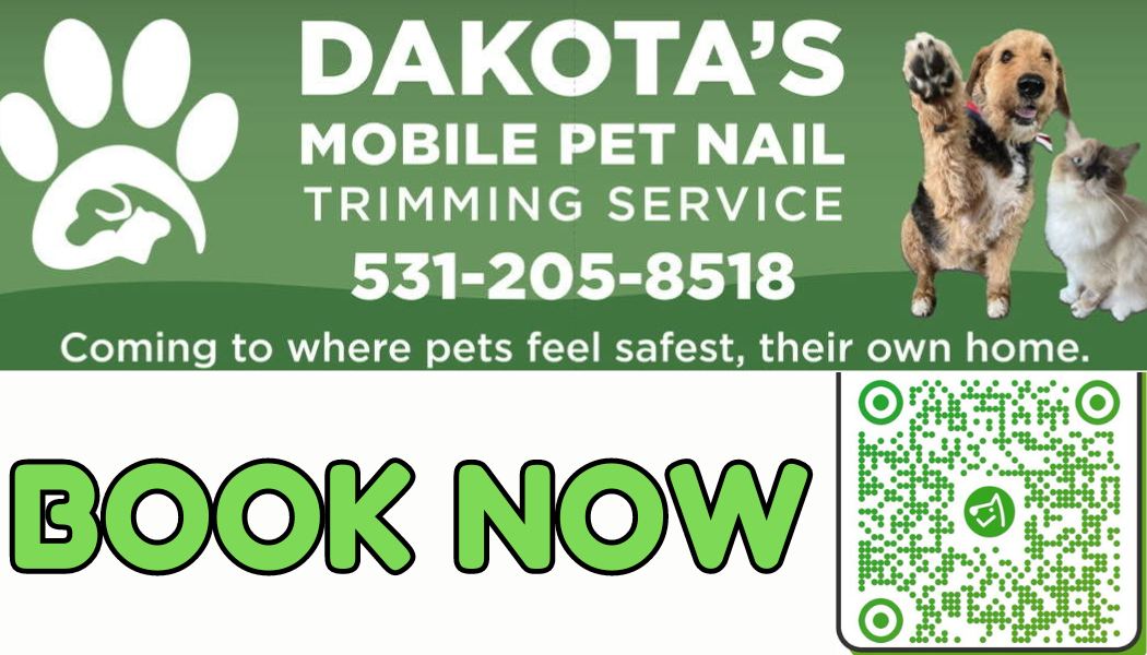 Dakota’s Mobile Pet Nail Trimming Service – In‑Home Nail Trims for Pets Across Nebraska & Iowa