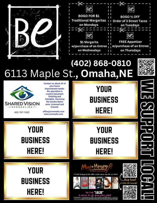 Support Local Flyer Ad Space – Burrito Envy