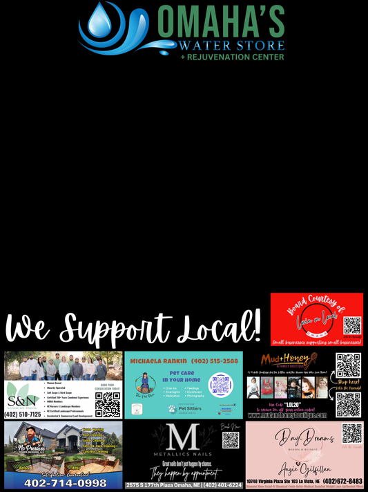 Support Local Board Ad Space- Omaha's Water Store & Rejuvenation Center