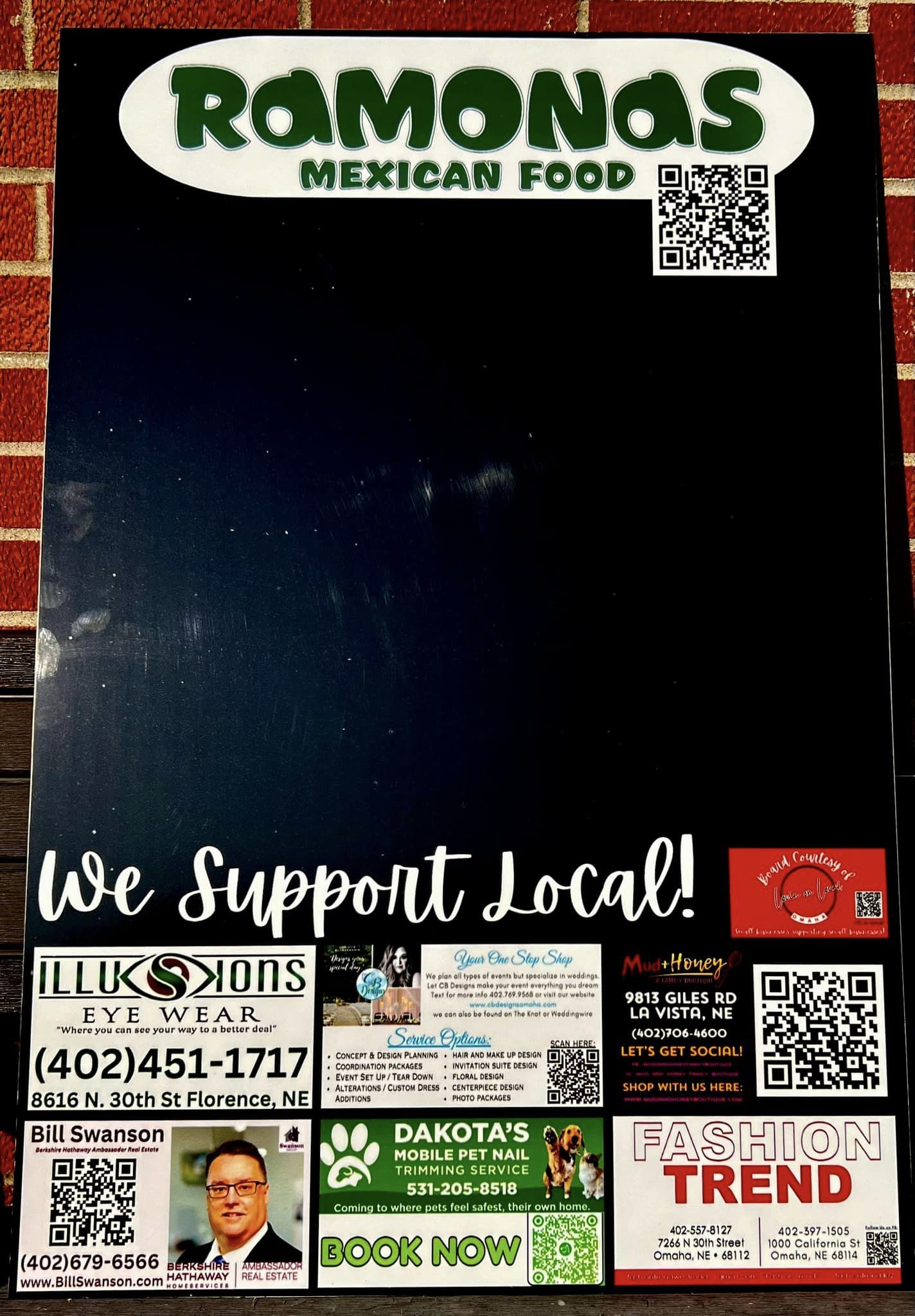 Ramona's Support Local Board